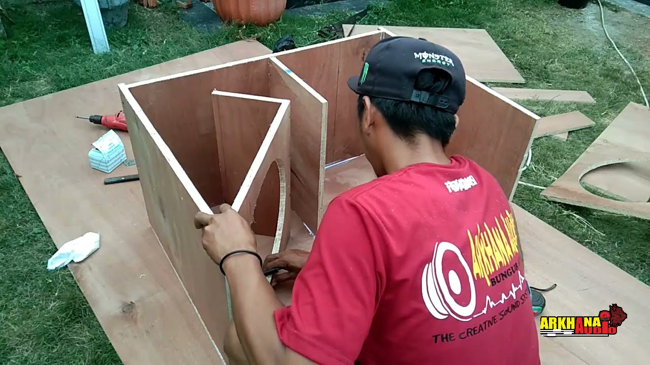 Pembuatan box speaker bh 218 versi Arkhana audios #thecreativity #Bungurgede