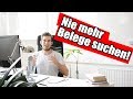 Nie mehr Belege suchen? Mein Papierloses Büro mit Caya, Getmyinvoices und sevDesk!