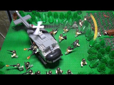 LEGO Vietnam War diorama – Brickmania
