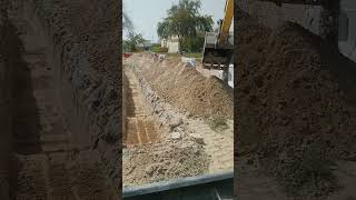 Excavation work is underway