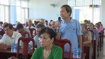 Đại biểu HĐND tỉnh tiếp xúc cử tri huyện Châu Thành và Tân Trụ | LONG AN TV