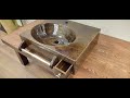 ADM Wood. Раковина из натурального дерева. Natural wood sink (Ural birch veneer).