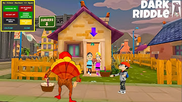 Dark Riddle 12.0.0 New Update 2022 ( Mod All Skin TURKEYCOOK ) | Menu Mod | Part 7