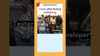 Tester & developer meme 😂