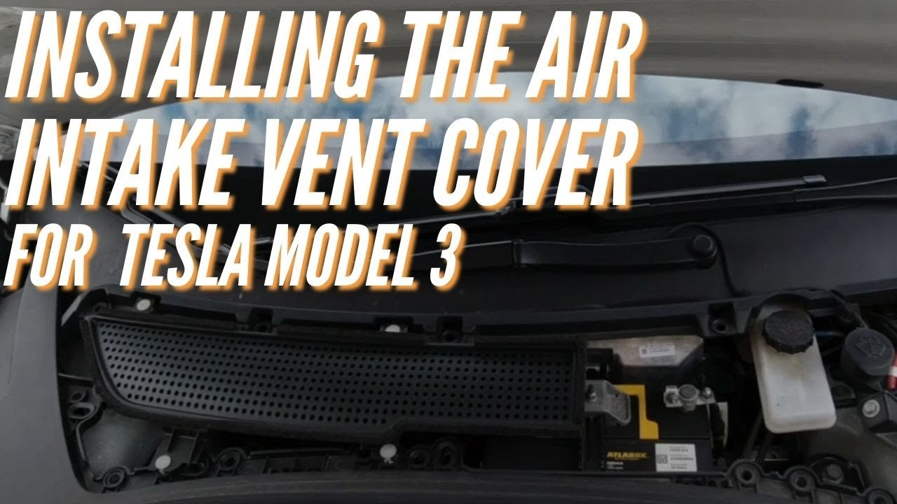 Installing the Model 3 Air Intake Filter 