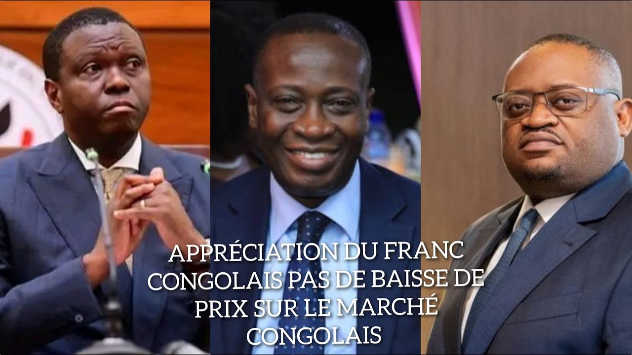 CRISE ECONOMIQUE EN RDC APPRECIATION DU FRANC CONGOLAIS ESCOQUERIE DE LA POPULATION A CIEL OUVERT