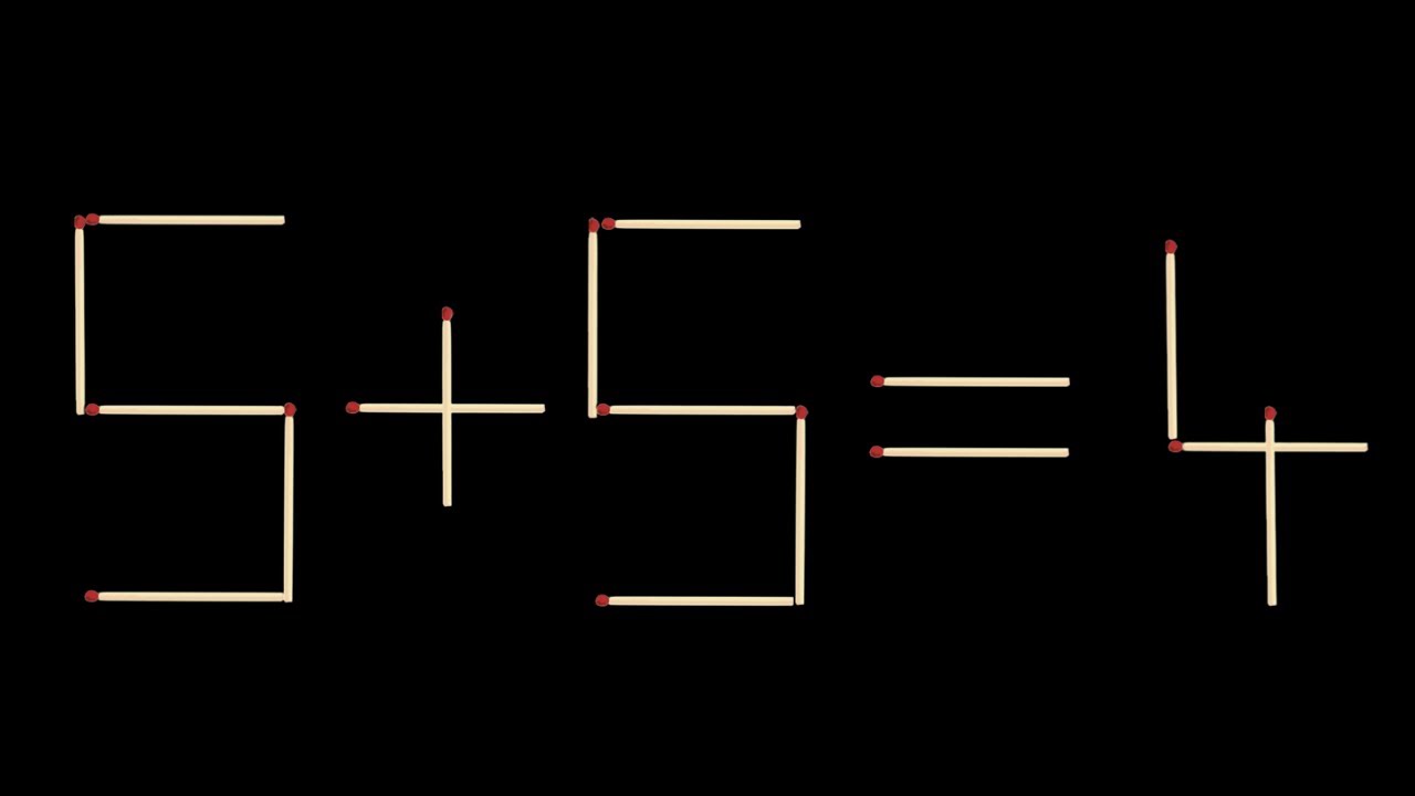  Foto zu Löse das Streichholz Rätsel - YouTube 