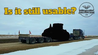 Our new tractor showed up...with damage!