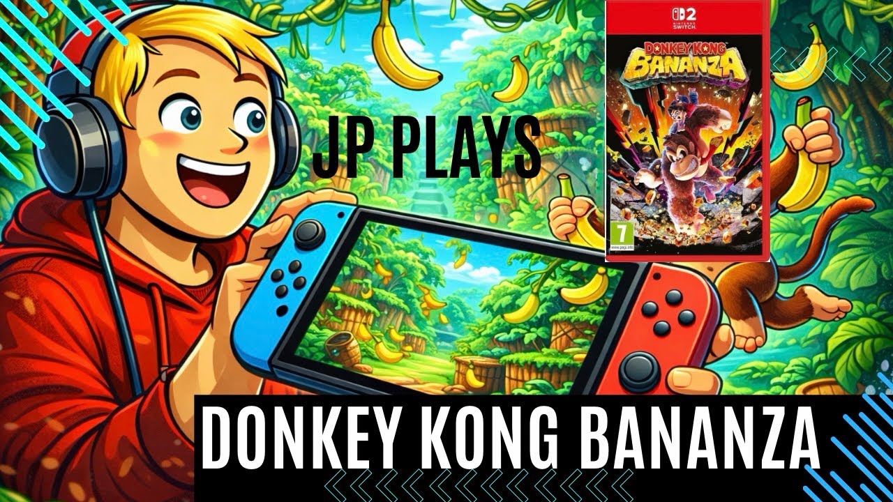 JP plays Donkey Kong Banaza Nintendo Switch 2 version. 