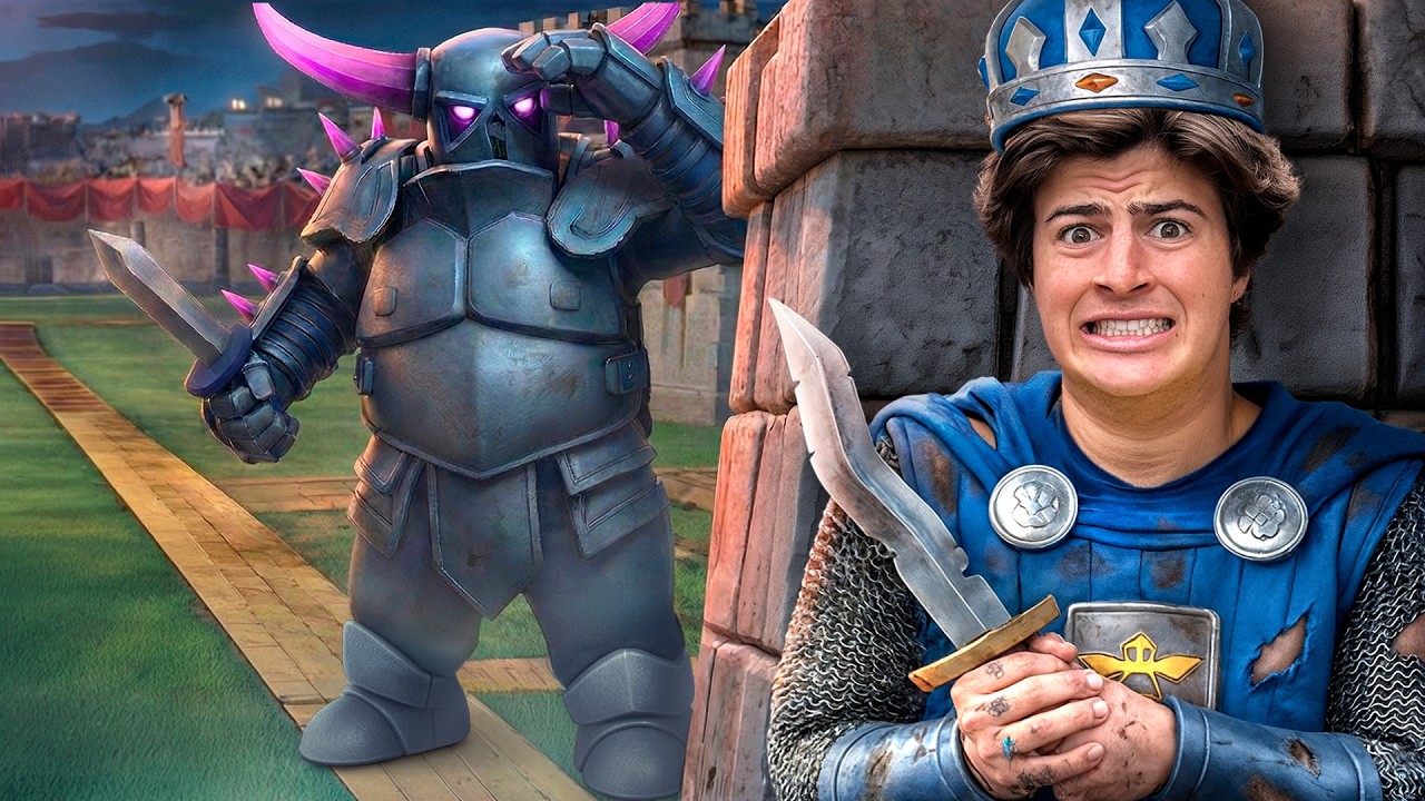 JOGUEI CLASH ROYALE NA VIDA REAL 2