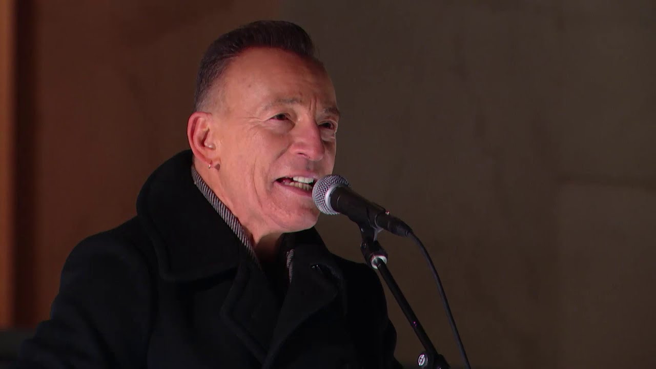 Bruce Springsteen Performs Land Of Hope And Dreams Biden Harris Inauguration 2021 Youtube
