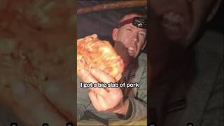 He Make A Stow Pork in Alaska While Surviving Alone #explore #clips #viral #video #camping