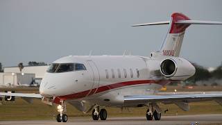 NAPLES AIRPORT PRIVATE JETS | Plane landing and takeoff video