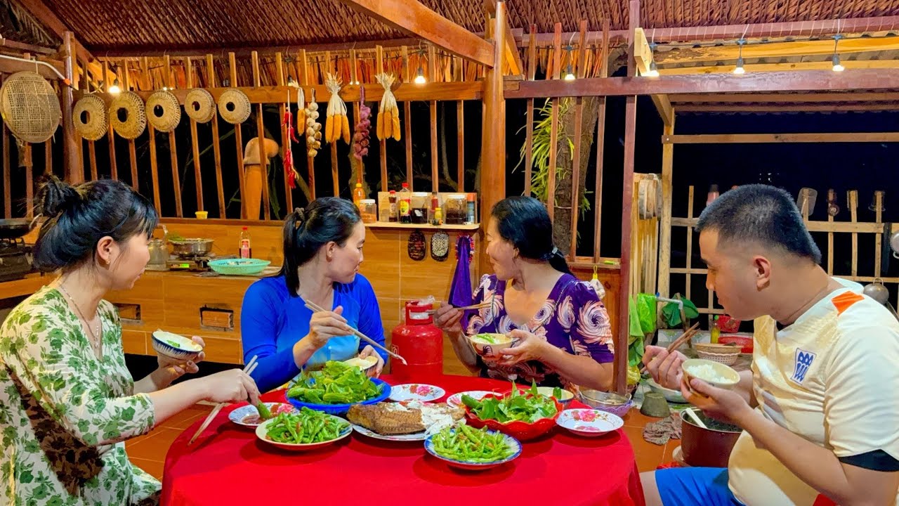 Mộc Mạc Bữa Cơm Chiều Quê ,Có Em Trai Ở Sài Gòn Về •HRUM |#132