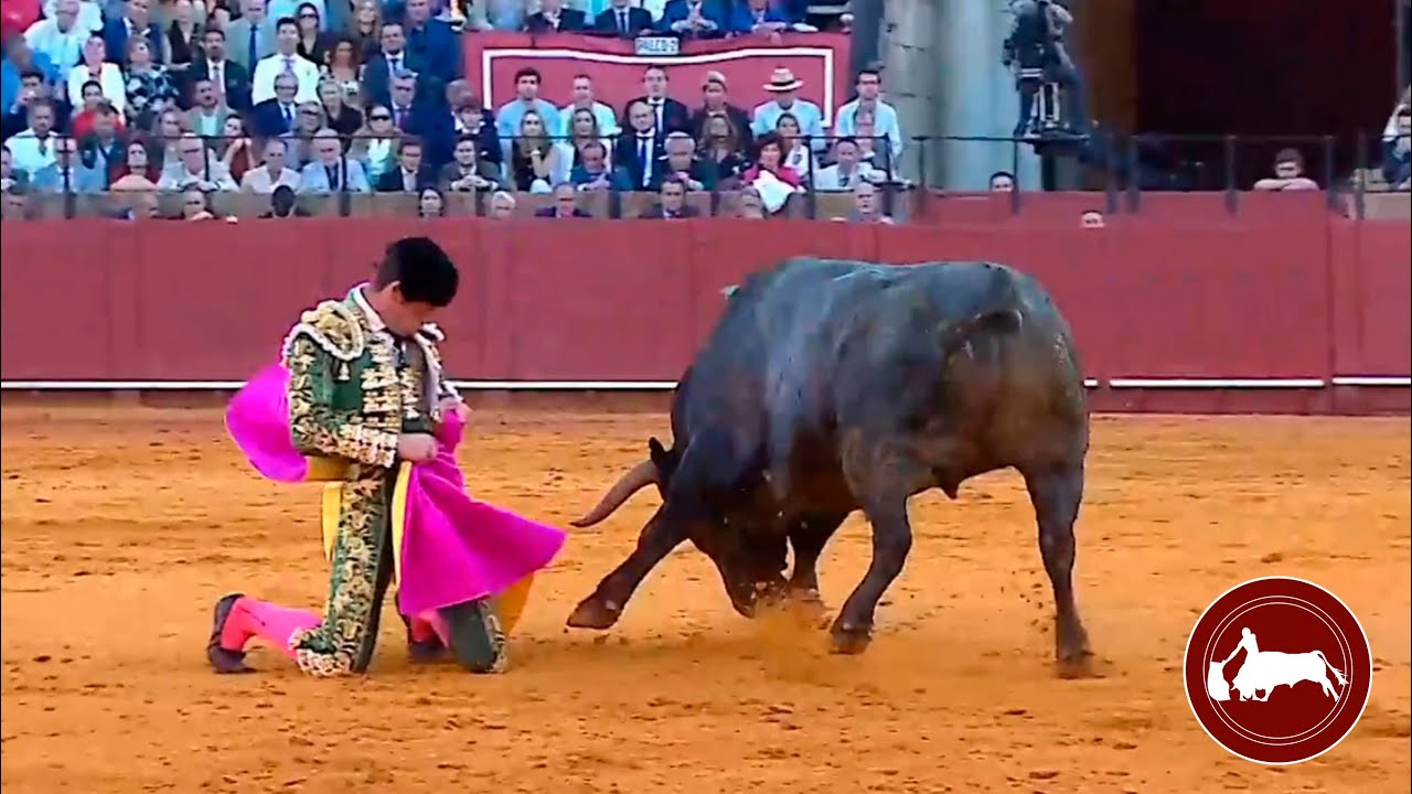 A porta gayola, Pepe Moral, segundo toro, Feria de Abril, Sevilla 11-05-2025
