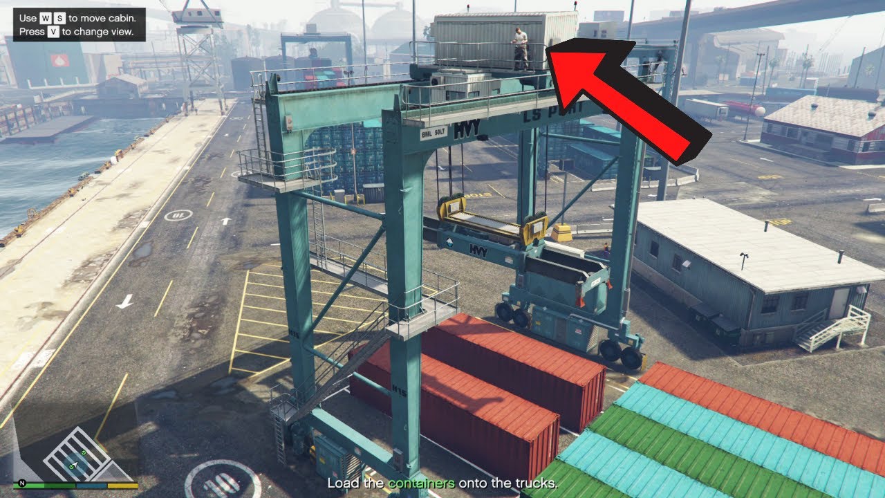Operating THE CRANE In GTA V YouTube