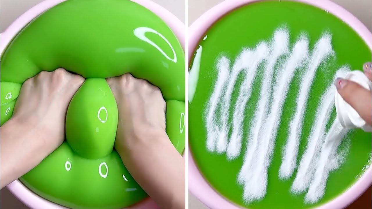 Slow Slime Most Relaxing and Satisfying Slime Videos #153 //Fast Version // SLM ...