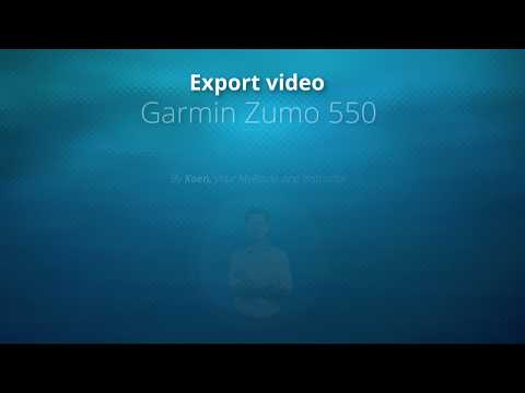 Instruction video Garmin Zumo 550
