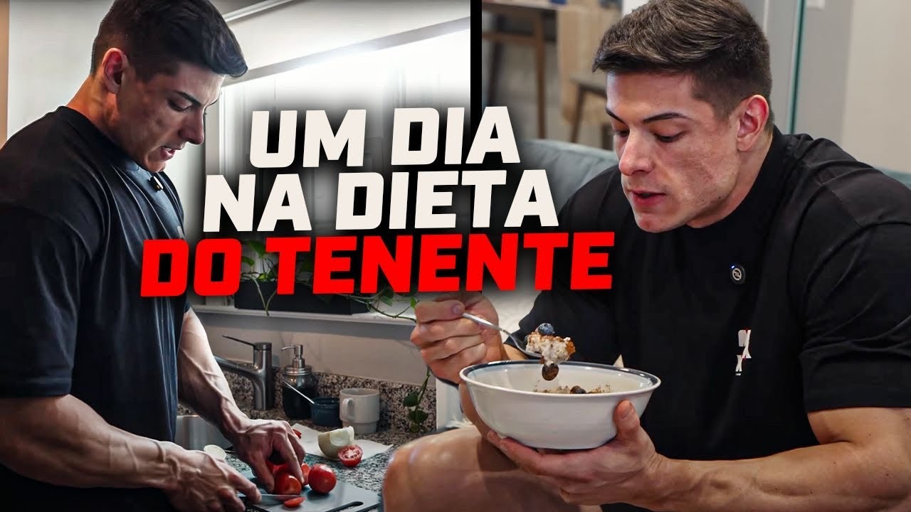 ESSA É A DIETA DO TENENTE BRENO 1 DIA ANTES DE COMPETIR