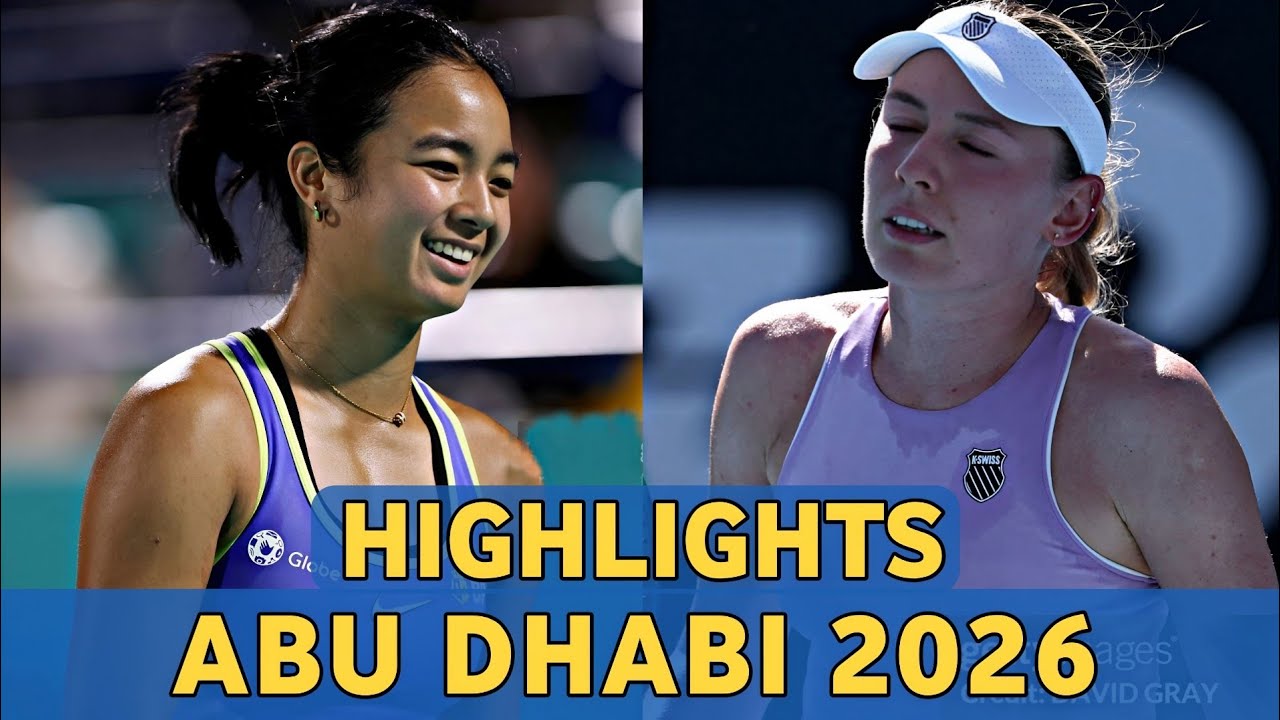 Alex Eala Latest Game vs Ekaterina Alexanderova Q Final Tennis Highlights Today - Abu Dhabi 2026
