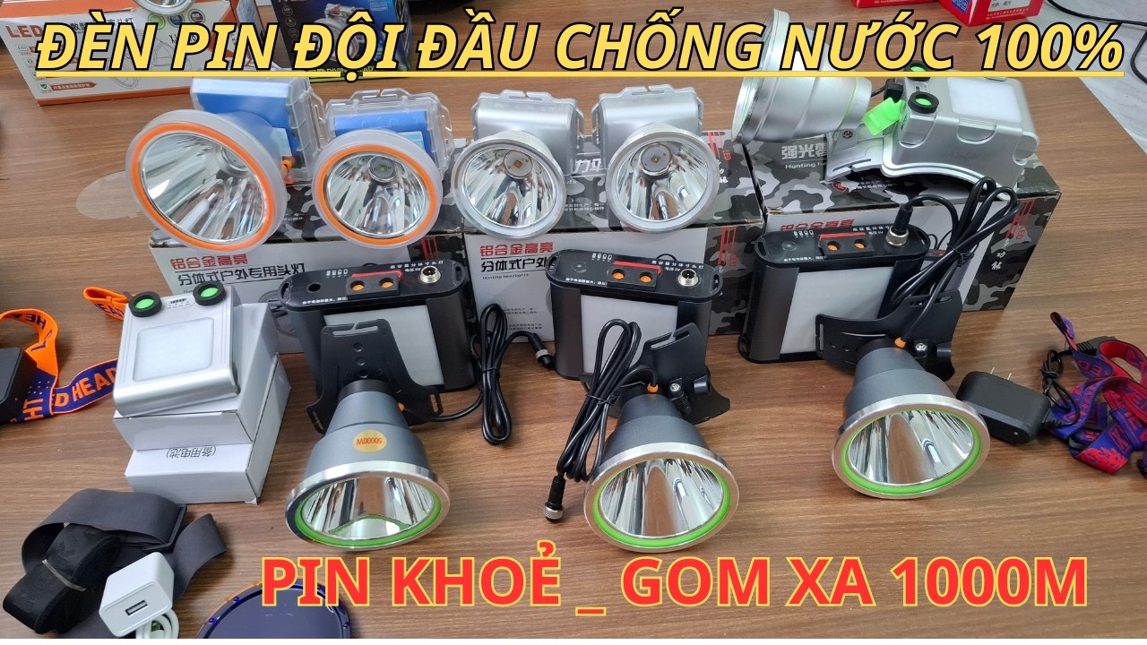 Tổng hợp 5 Đèn pin tốt nhất soi ếch | đèn pin đội đầu sáng xa 1000m | đèn pin soi nấm đỉnh nhất 2026