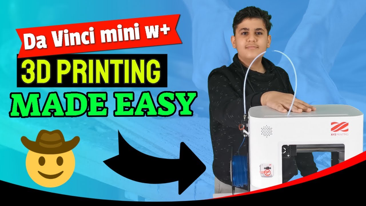 da Vinci mini w+ 3D Printer how to 3d print with your davinci mini 3d