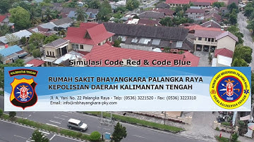 Simulasi Code Red & Code Blue RS Bhayangkara Palangka Raya
