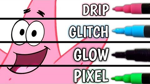 One Drawing, But 4 Different Styles!