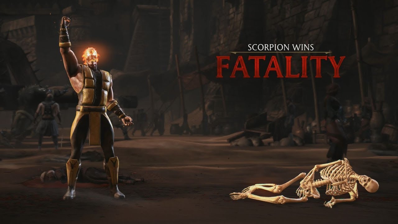 Mortal Kombat X, Scorpion, 12 Hit Combo, Flawless Victory, Toasty  Fatality