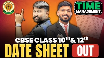 🔥 CBSE 10th & 12th Board Exam 2025 Time Table OUT! | Full Schedule & Important Dates |