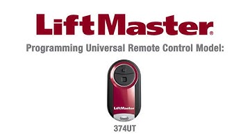 How to Program LiftMaster