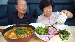 싱싱한 횟감으로 비벼 먹는 횟밥과 매운탕! (Mixed rice with raw fish & Spicy fish stew) 요리&먹방!! - Mukbang eating show