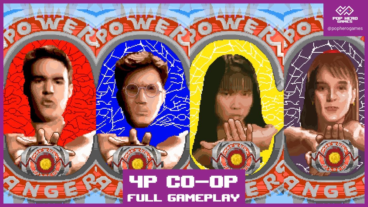 Online 4P Co-Op Power Rangers It's Morphing Time - OpenBOR - YouTube