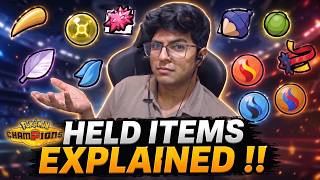 Best held items for Pokemon Champions Teams | Every Held Item Explained in Pokemon Champions Ranked