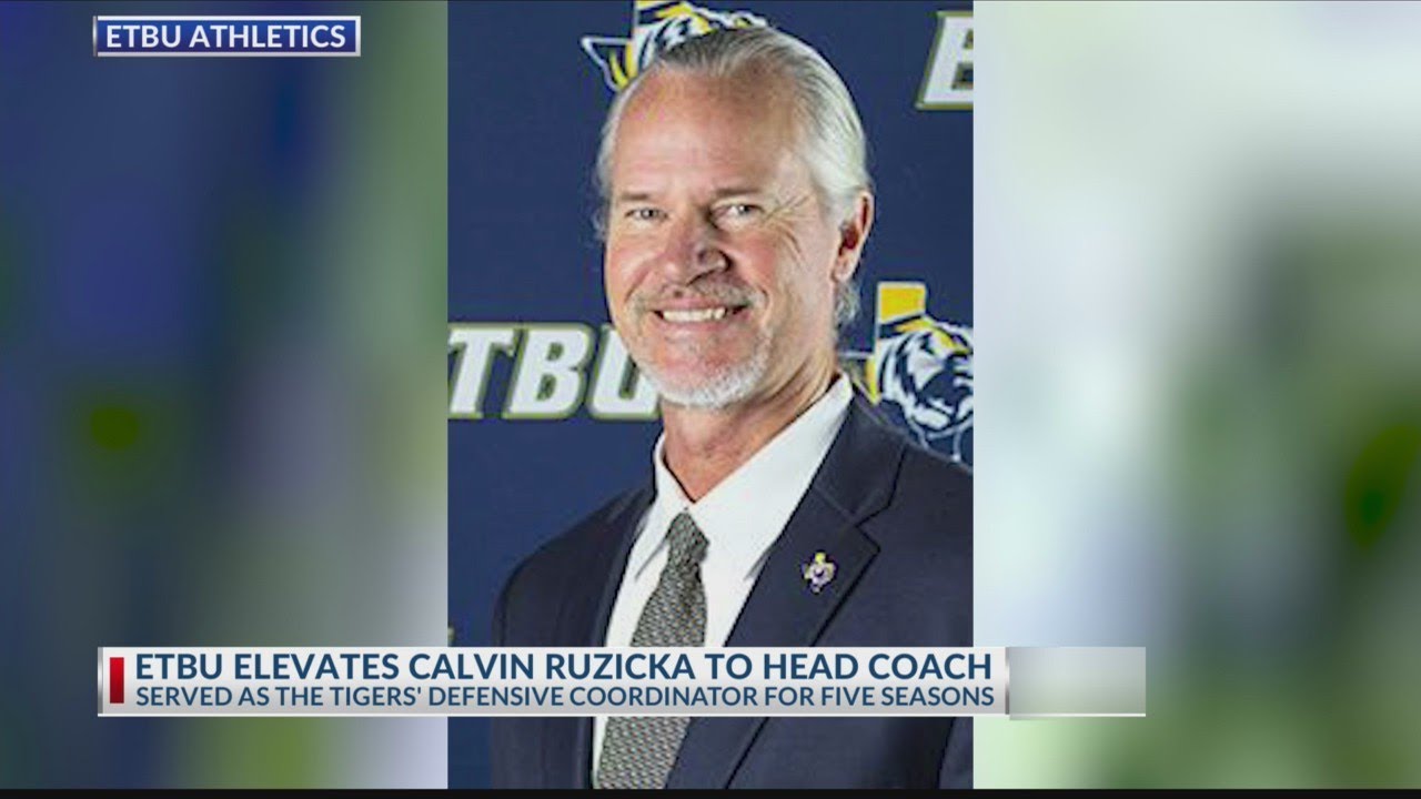 Calvin Ruzicka becomes ETBU head football coach - YouTube
