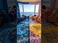 THIS DOUBLE FLOOR IS SO IMPRESSIVE 💙💖😱 Moon &amp; Heart Epoxy Luxury Floor #epoxy #epoxyfloor