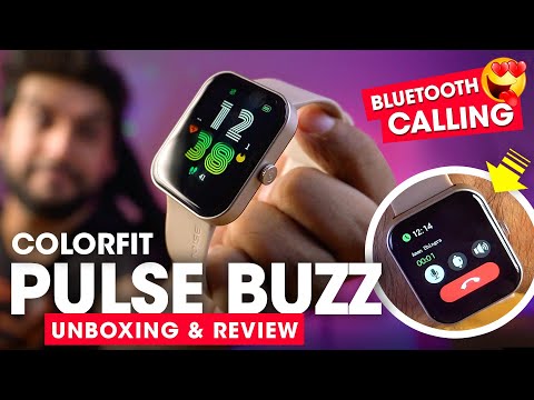 Noise Colorfit PULSE BUZZ Unboxing & Review ⚡️ Best Budget Smartwatch with Bluetooth Calling Feature