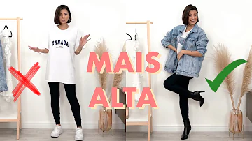 O que fazer para parecer mais alto?