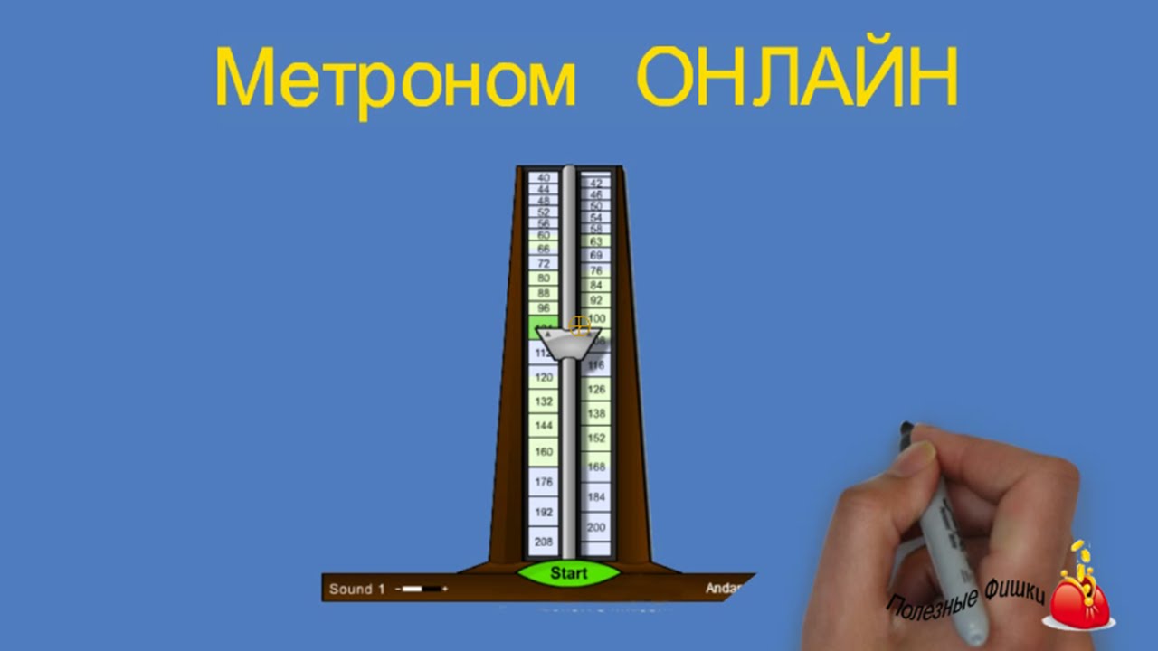 Метроном онлайн - YouTube