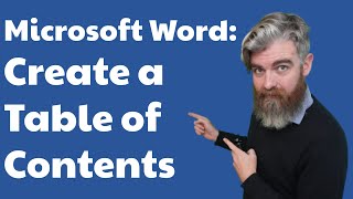 Table of Contents in Word