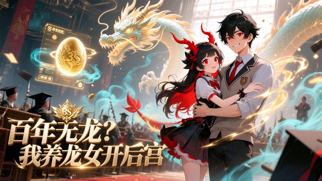 【Multi Sub】《百年無龍？我養龍女開後宮》畢業典禮轉職 3S 級馴龍師！但龍已滅絕百年，眾人嘲笑時，他啟動尋龍蛋系統，孵出萌酷龍女！從此攜龍橫掃戰場，開啟霸氣後宮人生！ #熱門漫畫#小說改編