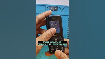 Lava A1 keypad not working 1,4,7,*,0#bigdamobiles #lava