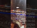 CROWD CHANTS FOR KENDRICK LAMAR AT HIS FINAL SHOW AT THLE LONDON o2 ARENA
