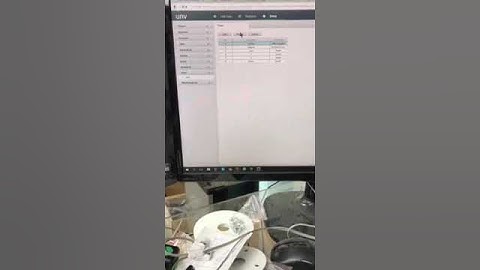How to change password on Unv nvr recorder