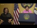 New Orleans Mayor Latoya Cantrell gives city preparation update for tropical storms Marco and Laura