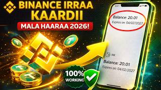 Binance irraa Akkaataa Kaardii Itti Guuttatan: Mala Haaraa 2026! 🤩
