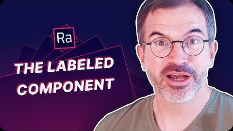 The Labeled Component adds a label to a react-admin field