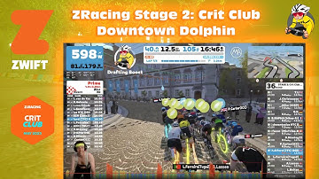 ZWIFT Race: STAGE 2: Crit Club - Downtown Dolphin (B)