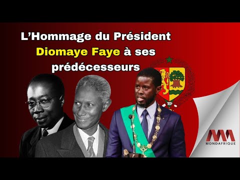 L’hommage du Président Diomaye Faye à ses prédécesseurs Senghor et Diouf