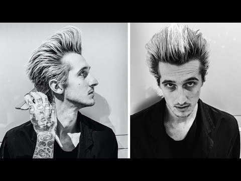 Punky hairstyles for men and women | Bright hair colors